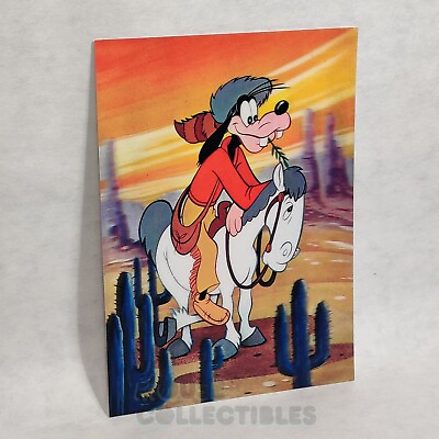 #ad #ad 1970s Disney Goofy In the Wild West TOPPAN TOP STEREO Lenticular Postcard Cactus $44.99