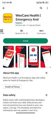 #ad WeeCare Health Mobile Android Health App $5000.00