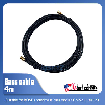 #ad BOSE Acoustimass bass module CM520 130 120 Cable 4m Cord Wire Line $46.50