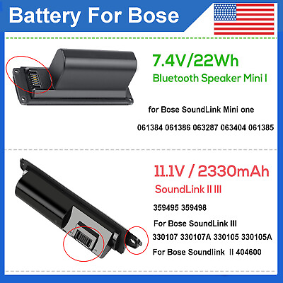 #ad 359498 061384 Battery for Bose Soundlink II III Mini one Speaker 330105 359495 $15.95