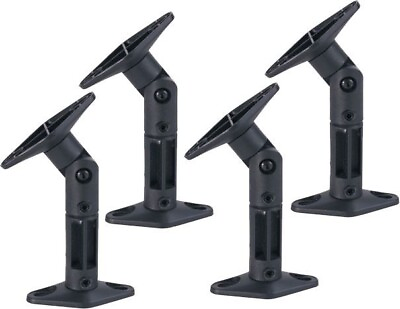 #ad 4 PACK UNIVERSAL CEILING WALL SATELLITE SPEAKER MOUNT BRACKETS HOME THEATER BOSE $19.99