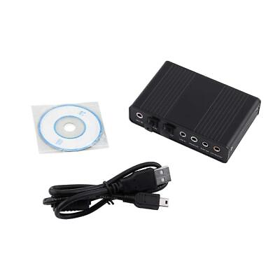 #ad USB 5.1 Audio Sound Card6 Channel Sound Card USB External Digital Optical SP... $28.78