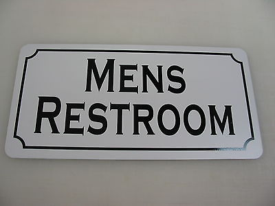 #ad MENS RESTROOM Metal Sign Retro vintage style 4 Theater Home Bar Restaurant $13.45