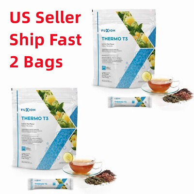 #ad FuXion Thermo T3 Detox Fat Burner Transform Fat to Energy 2 BAGS 10 2024 $65.00