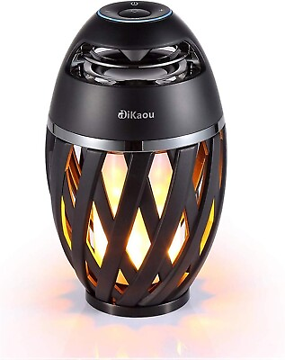 #ad Led Flame Speaker Torch Atmosphere Bluetooth Speakersamp;Outdoor Portable Stereo $35.99