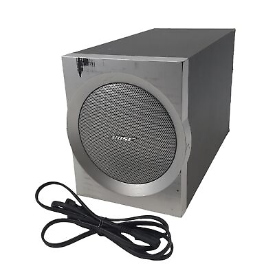 #ad #ad Bose Companion 3 Series I Multimedia Speaker System Black Silver #U6984 $46.98