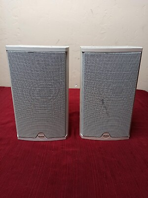 #ad Boston Acoustics CR4 8 Ohms Reference Series Bookshelf Speakers White Tested $34.99