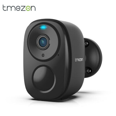 #ad TMEZON 3MP Outdoor Wireless Battery Mini Security Camera WiFi Home CCTV PIR IP65 $29.99