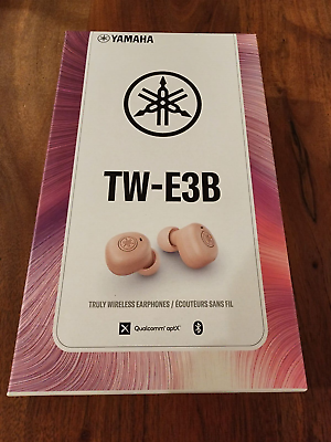 #ad Yamaha TW E3B Premium Sound True Wireless Earbuds Headphones Pink 💖 $40.00