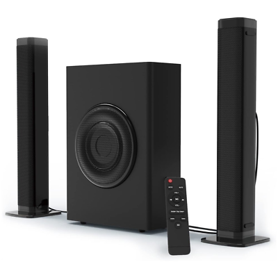 #ad TV Soundbar Subwoofer Bluetooth Surround Sound Home Entertainment Theater $92.91