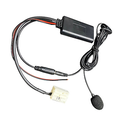 #ad Bluetooth 5.0 Aux Cable Audio Adapter Microphone For Peugeot 307 408 508 Citroen C $12.65