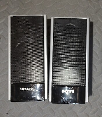 #ad Sony SS TS81 Pair 3 ohm Magnetically Shielded Front Home Theater Speakers $24.88