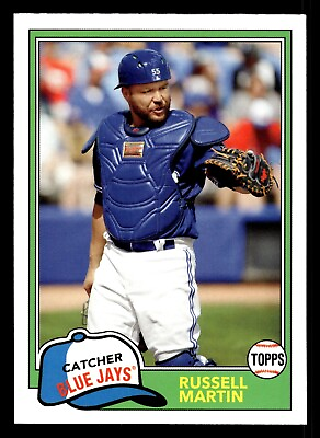 #ad 2018 Topps Archives #253 Russell Martin Toronto Blue Jays $1.00