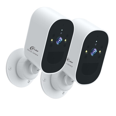 #ad XVIM 4MP Wireless Security Camera Home Wi Fi Battery Camera Waterproof Outdoor $53.09