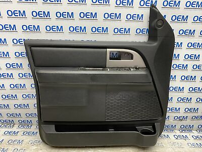 #ad 15 16 17 FORD EXPEDITION driver left side FRONT door panel trim SONY black OEM $152.79