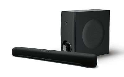 #ad SR C30A Compact Sound Bar with Wireless Subwoofer and Bluetooth Black $339.44