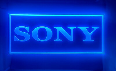 #ad SONY LED Signs Logo Neon Light Car Audio Sound Lighted Sign Speaker Garage Sign $169.00