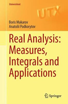 #ad Real Analysis: Measures Integrals and Applications $98.09