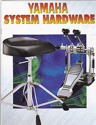 #ad #MISC 0332 VINTAGE YAMAHA SYSTEM DRUM HARDWARE musical instrument catalog $15.00