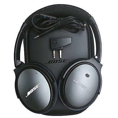 #ad Bose QuietComfort 25 QC25 Wired 3.5mm Acoustic Noise Cancelling Headphones Black $97.00