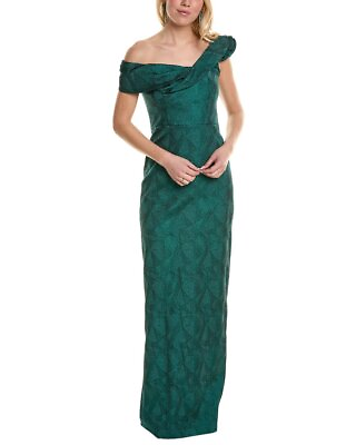 #ad Teri Jon By Rickie Freeman Off The Shoulder Gown Women#x27;s $299.99