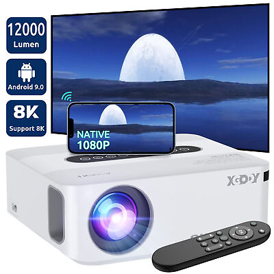 #ad Portable Home Theater Projector 1080P 4K UHD Beamer WiFi Cinema Bluetooth Video $132.99