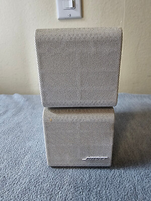 #ad Bose Double Cube White Surround Speaker Acoustimass Lifestyle. $17.99