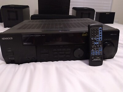 #ad Kenwood receiver with speakers $120.00