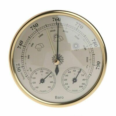 #ad Wall Mounted Barometer Thermometer Hygrometer 3 in 1 Home Weather Station $24.02