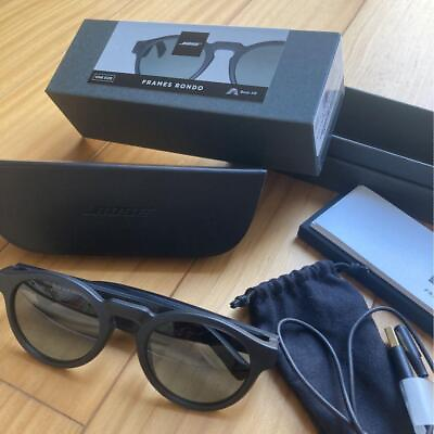 #ad Bose Wireless Audio Sunglasses Frames Rondo Black Bluetooth USED Beautiful $197.99