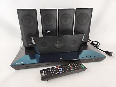 #ad SONY BDV E3100 Home Theatre System Blu Ray Disc Receiver Speakers Remote TESTED $139.99