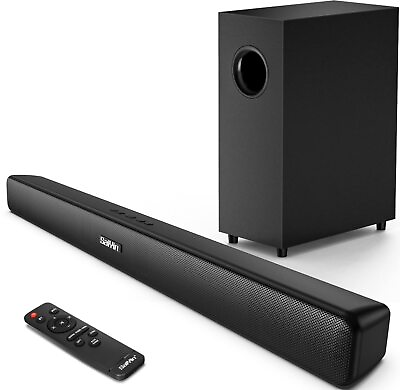 #ad Sound Bar Sound Bars for TV Soundbar Surround Sound System Home Theater Audio... $107.33