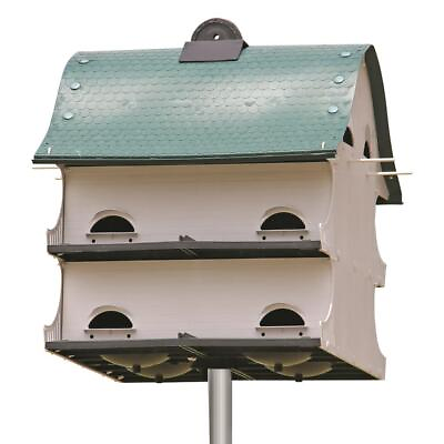#ad 12 Room American Barn Purple Martin House Traction Floor With Built in Nest Bowl $86.39