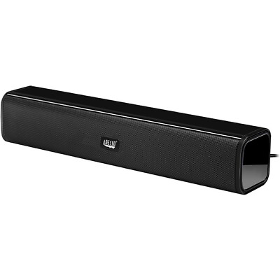 #ad Adesso Xtream S5 USB Powered Desktop Computer Sound Bar Speaker with Dynamic $37.33