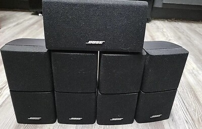 #ad #ad 4 Bose Acoustimass Lifestyle Double Cube Speaker Swivel And 1 Center Speaker $79.98