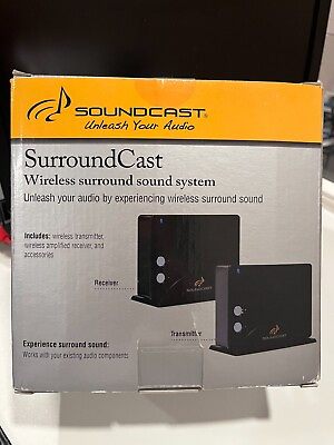 #ad SoundCast Wireless Surround Sound System $250.00
