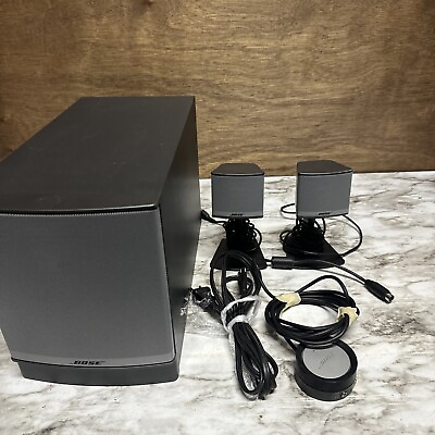 #ad Bose Companion 3 Series II Multimedia Surround Sound System w Subwoofee Tested $157.50