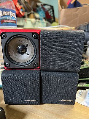 #ad 2x BOSE Redline Double Cube Speakers Work Great $39.99