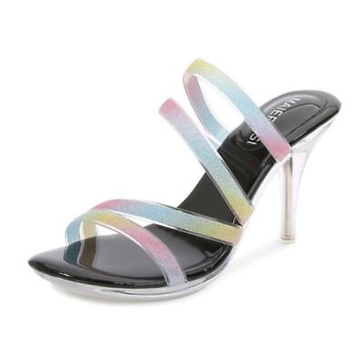 #ad Full Colour Women#x27;s Fashion Open Toe High Heels Sandals Slippers Pumps Nightclub $45.80