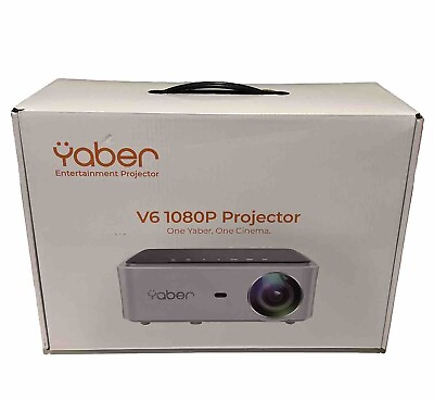 #ad YABER Native Portable V6 1080P LCD 4K LED Full HD 5G Bluetooth Home Projector $139.00