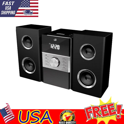 #ad Compact Home Music System LCD Display Digital W 2 Channel Stereos Sound Remote $69.00