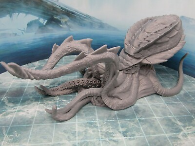 #ad Kraken Sea Monster Mini Miniature Figure Scenery Terrain 3D Printed Model $37.99