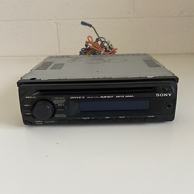 #ad Sony Car In Dash FM AM Compact Disc Player Model CDX GT08 $20.00