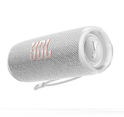 #ad JBL Flip 6 White Portable Bluetooth Speaker $129.95