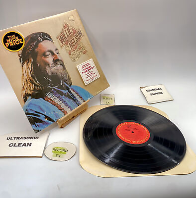 #ad Willie Nelson The Sound In Your Mind EX EX PC 34092 Ultrasonic Clean $9.10