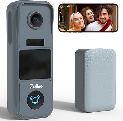 #ad Video Doorbell Camera Wireless with Chime2.4G WiFi No 5Ghz WiFi HD Live ViewN $90.00