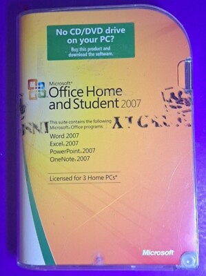 #ad Microsoft Office Home and Student 2007 $20.00
