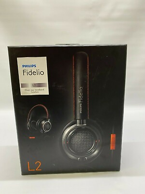 #ad NEW Philips Fidelio L2 Over Ear Headband Headset Compatible w Your Smartphone $226.74