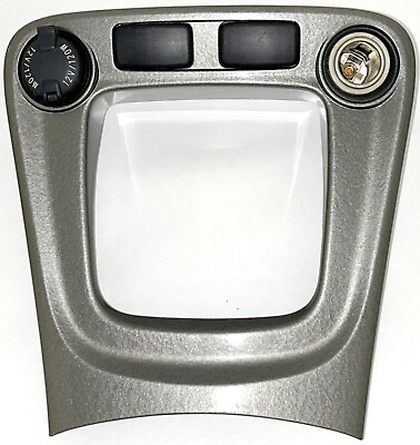 #ad #ad 01 02 03 Toyota Highlander—Console Shifter Bezel Hammered Silver Finish $31.10