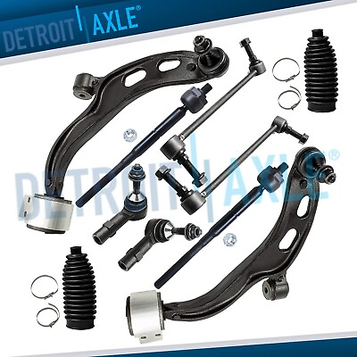 #ad Front Lower Control Arms Sway Bars Tie Rods for Ford Taurus Flex Lincoln MKS MKT $169.85